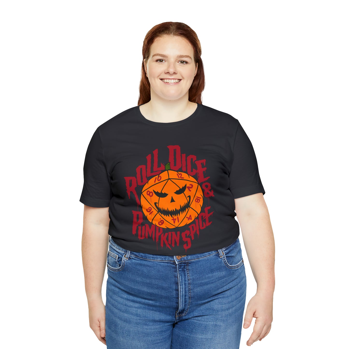 Roll Dice & Pumpkin Spice - Unisex Tshirt