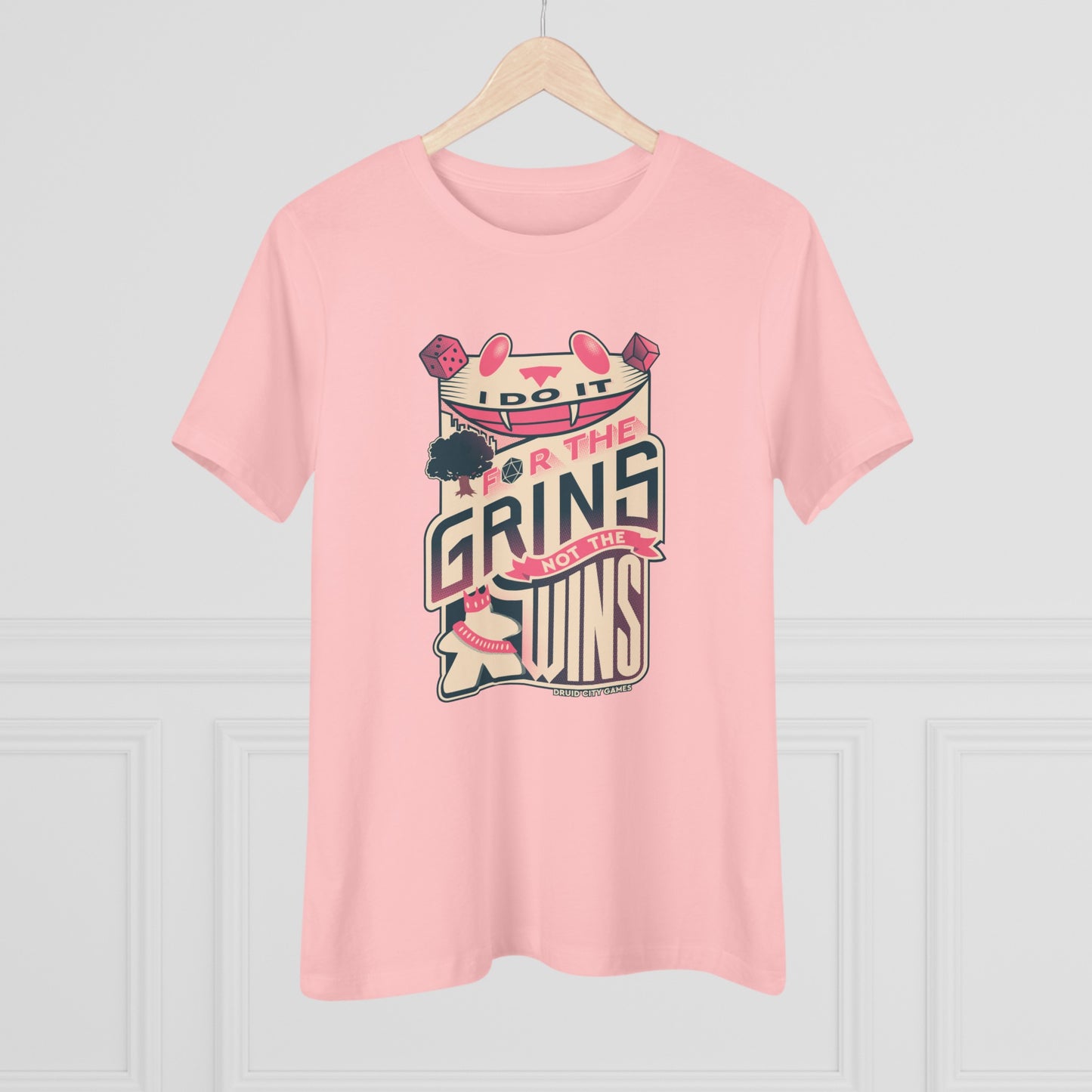 I do it for the Grins not the Wins - Women's Premium Fit