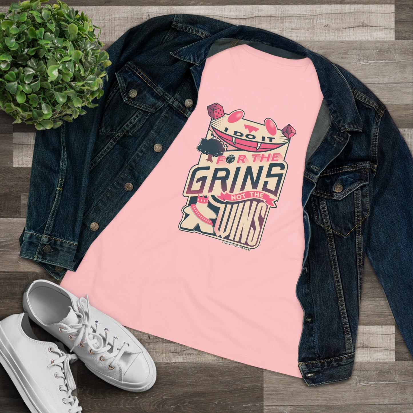 I do it for the Grins not the Wins - Women's Premium Fit