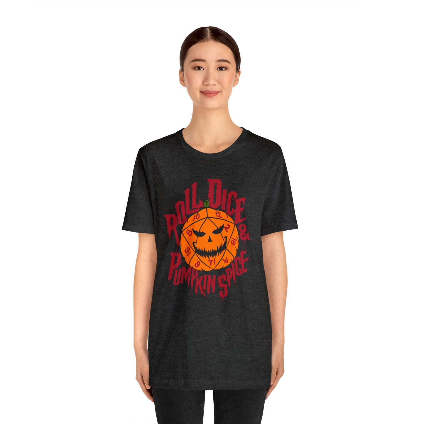 Roll Dice & Pumpkin Spice - Unisex Tshirt