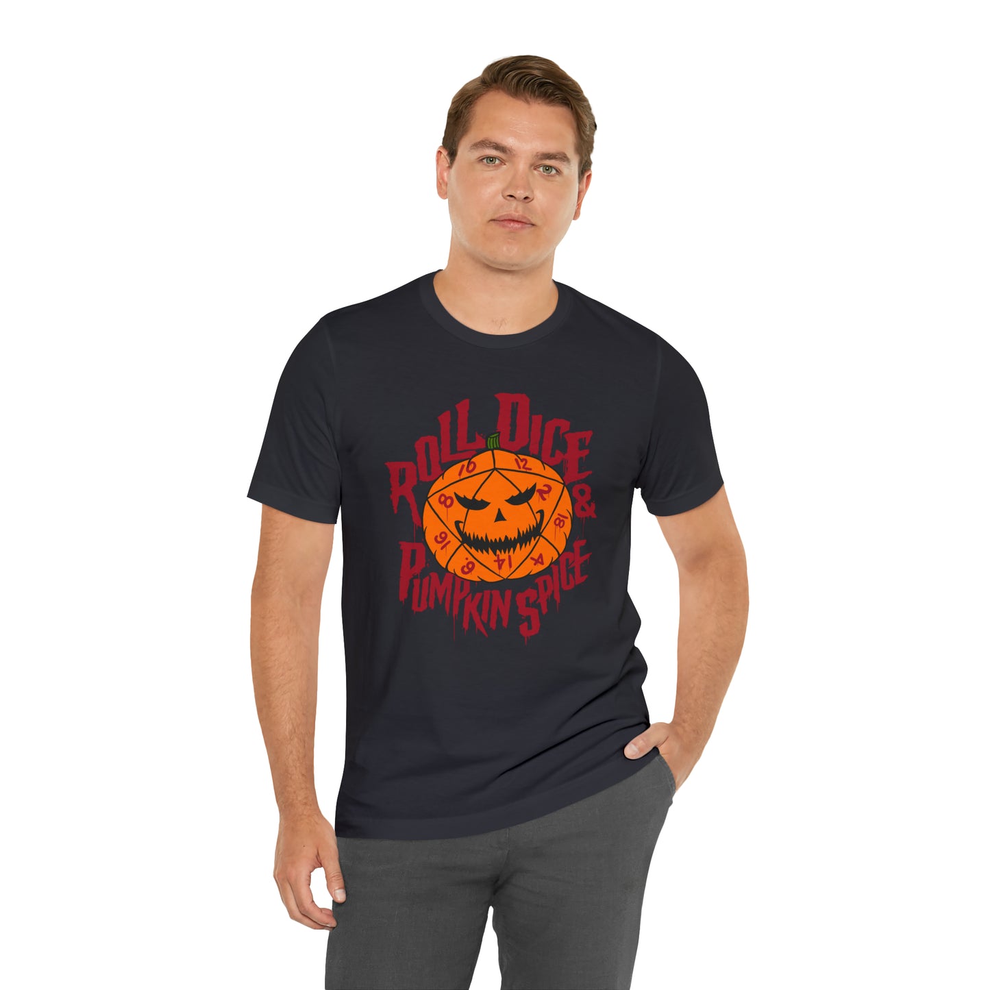 Roll Dice & Pumpkin Spice - Unisex Tshirt