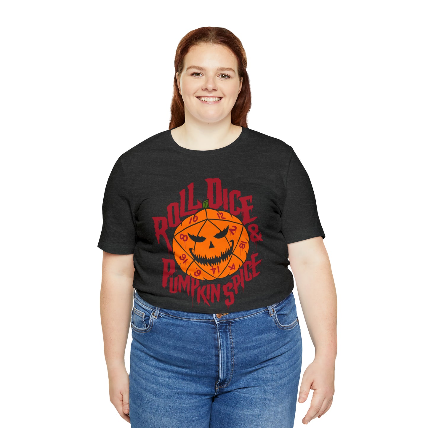 Roll Dice & Pumpkin Spice - Unisex Tshirt