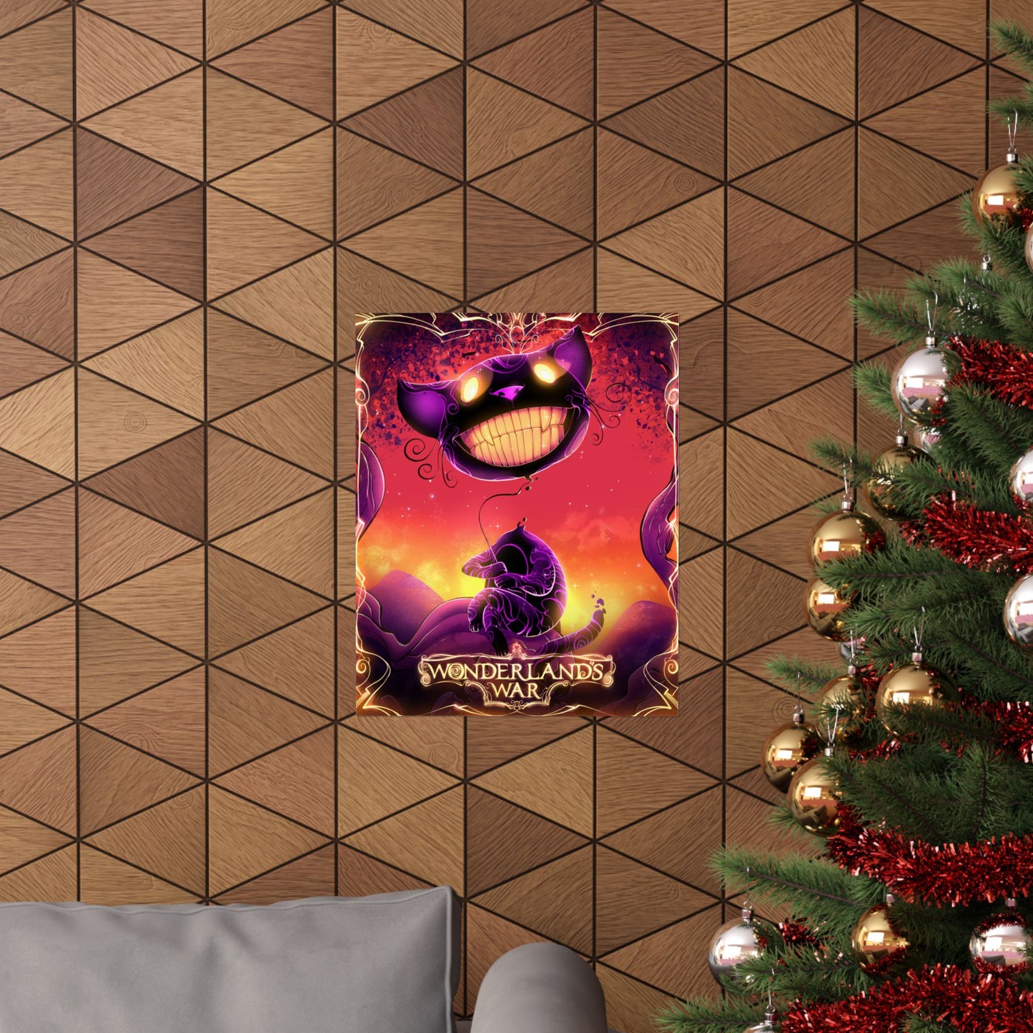 Wonderland's War Matte Vertical Poster