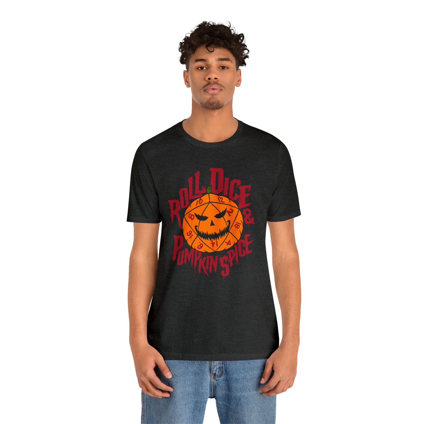 Roll Dice & Pumpkin Spice - Unisex Tshirt