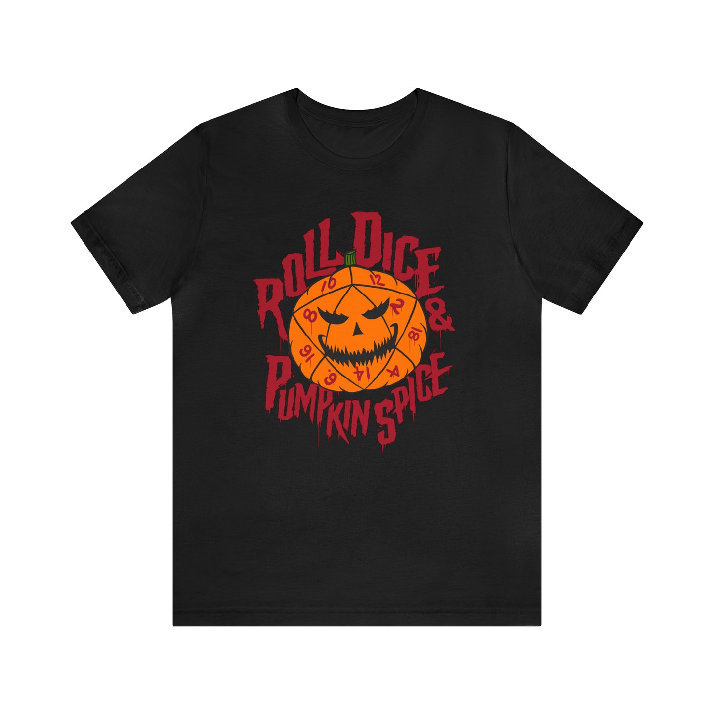 Roll Dice & Pumpkin Spice - Unisex Tshirt