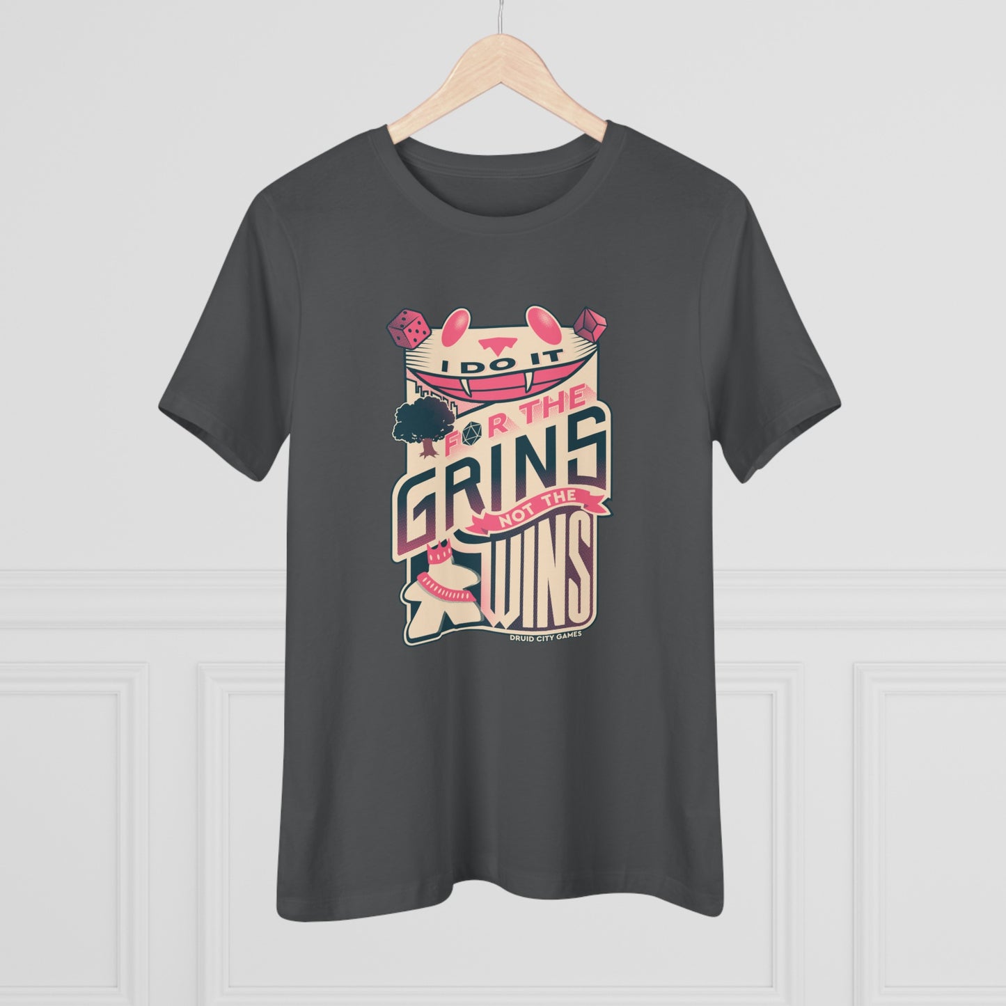 I do it for the Grins not the Wins - Women's Premium Fit