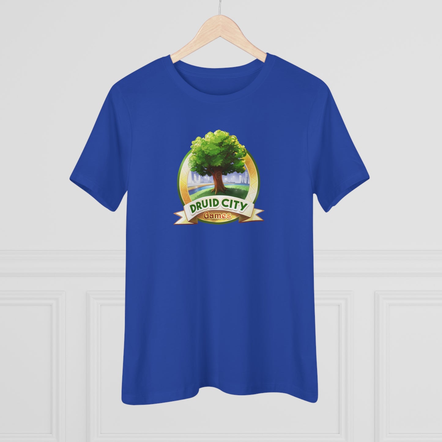 Women's Premium Tee - Bella Relaxed Fit - Druid City Logo