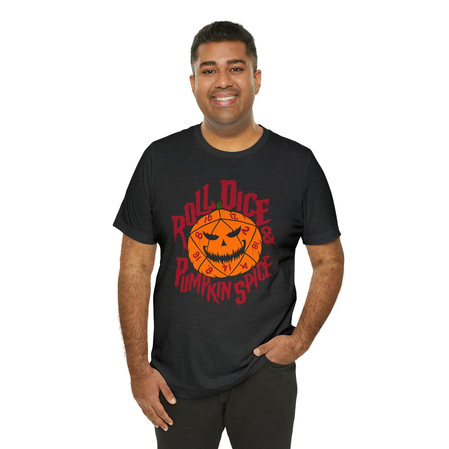 Roll Dice & Pumpkin Spice - Unisex Tshirt