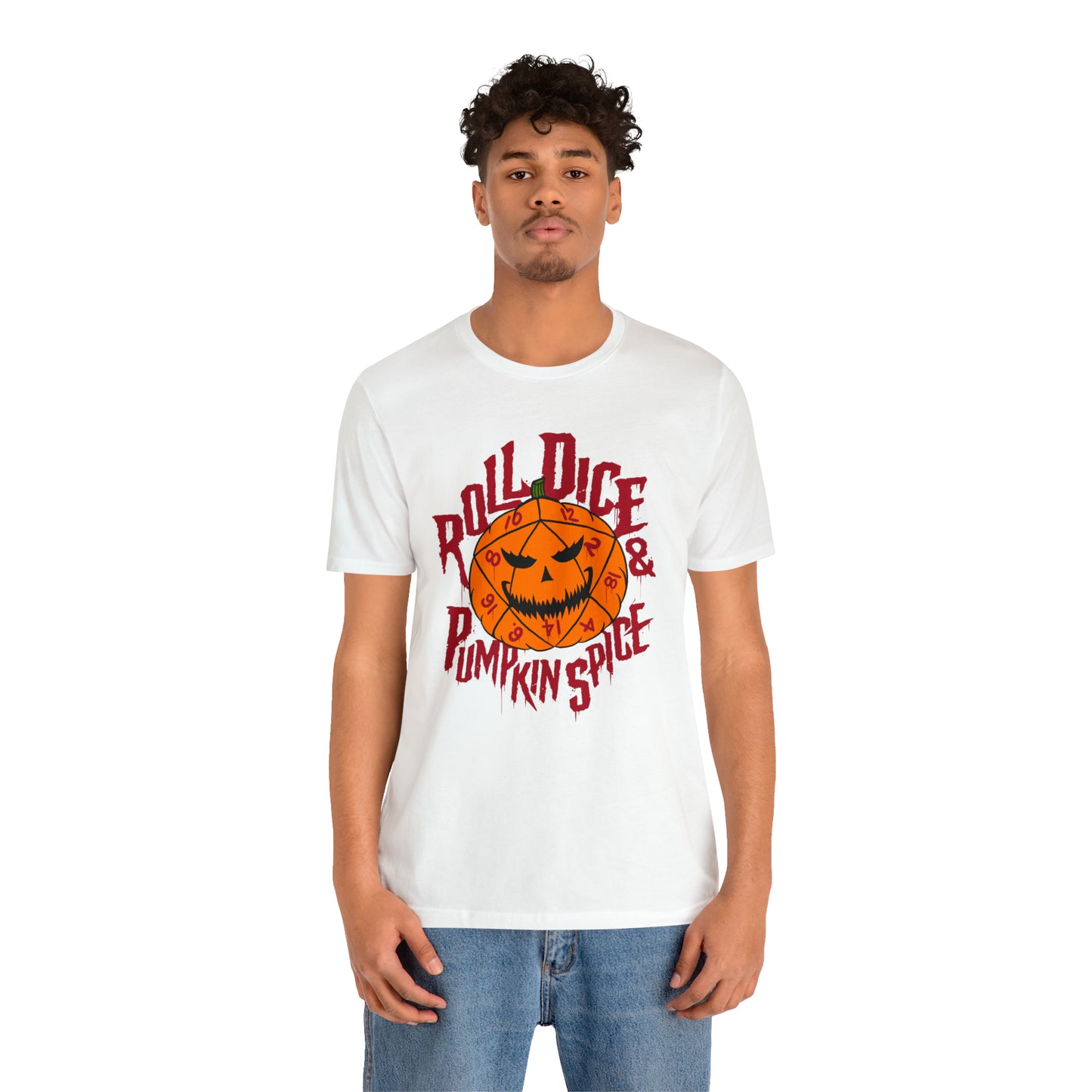 Roll Dice & Pumpkin Spice - Unisex Tshirt