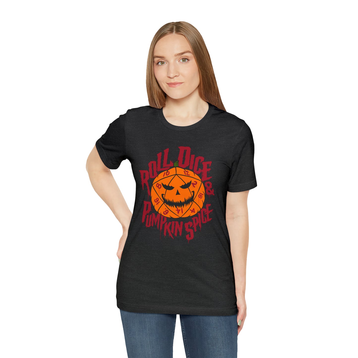 Roll Dice & Pumpkin Spice - Unisex Tshirt