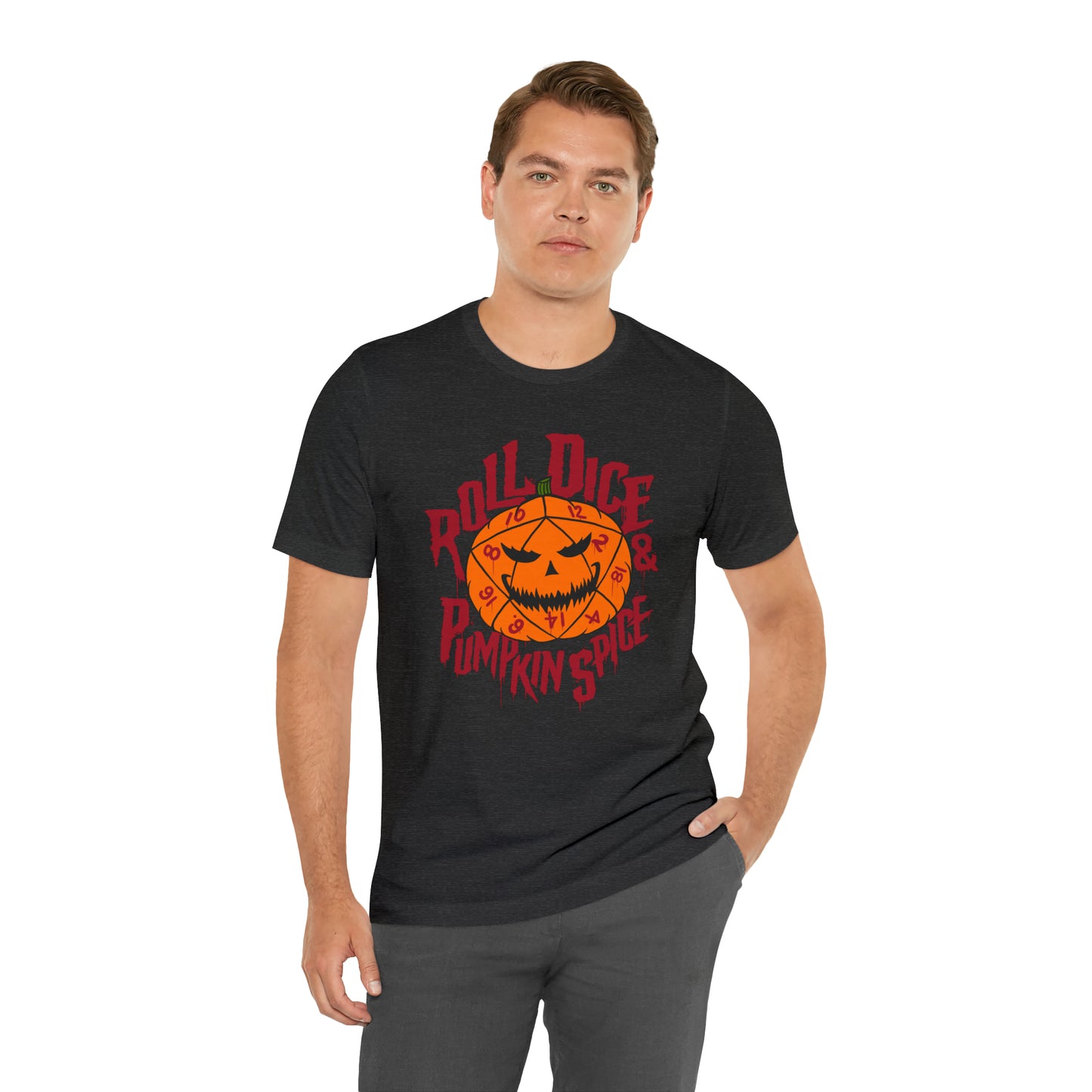 Roll Dice & Pumpkin Spice - Unisex Tshirt