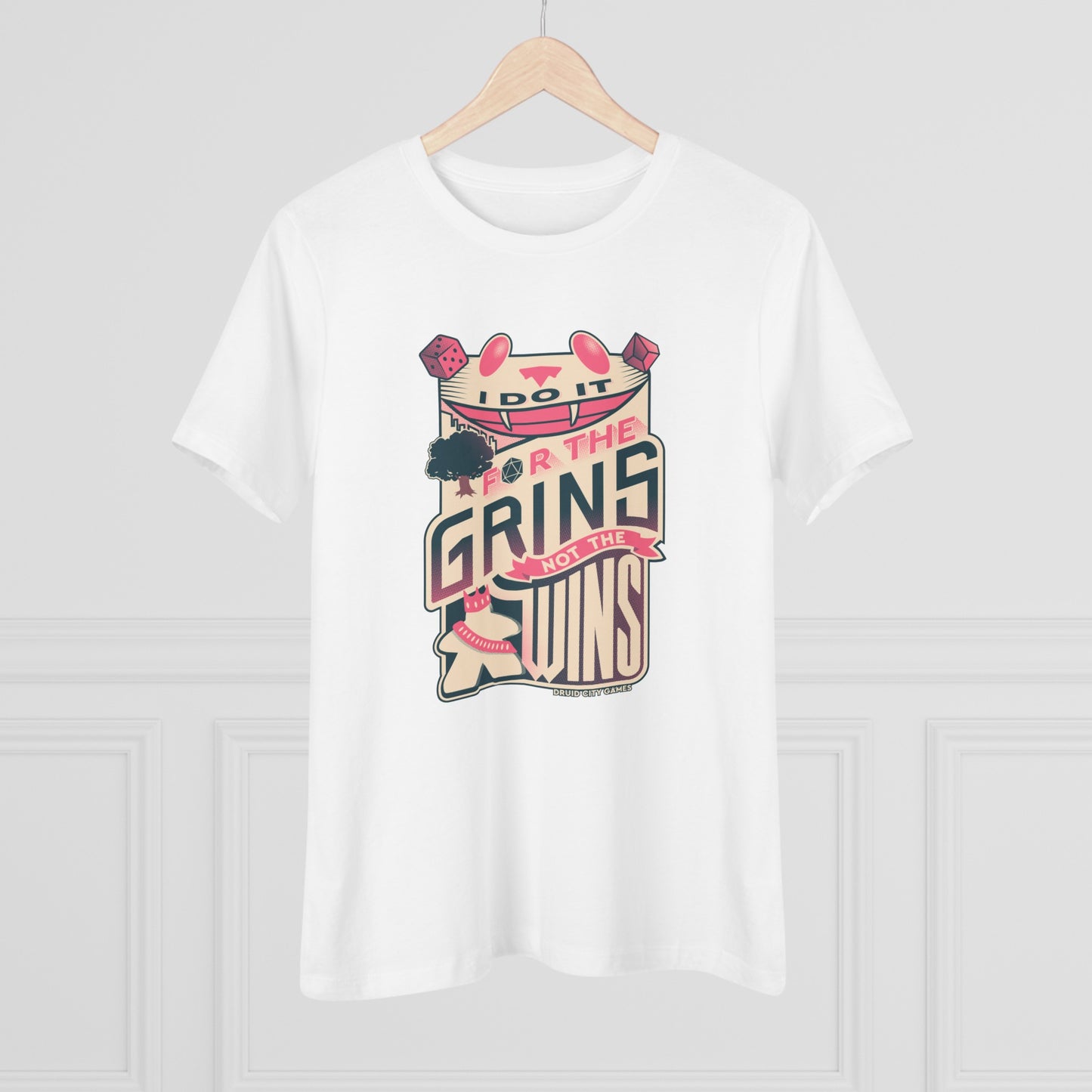 I do it for the Grins not the Wins - Women's Premium Fit