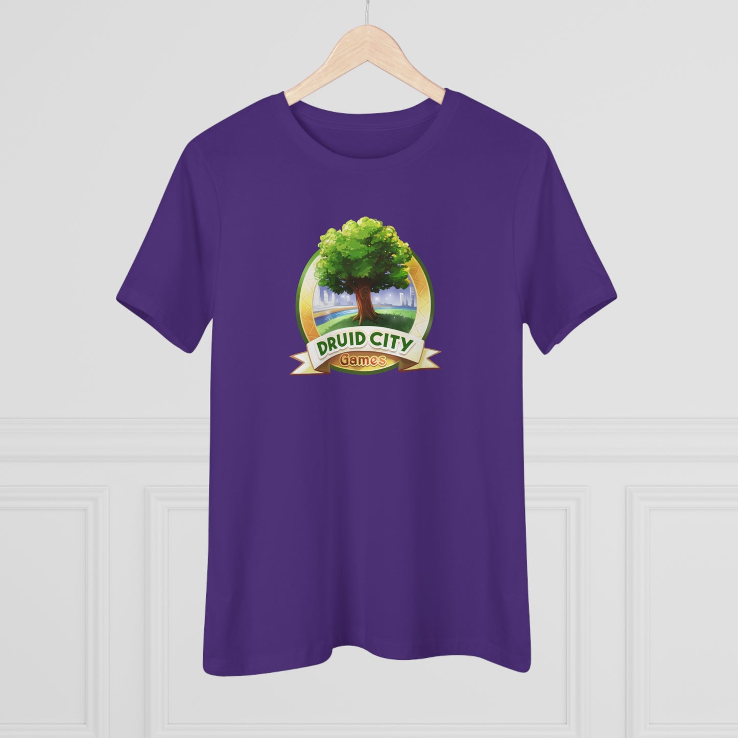 Women's Premium Tee - Bella Relaxed Fit - Druid City Logo