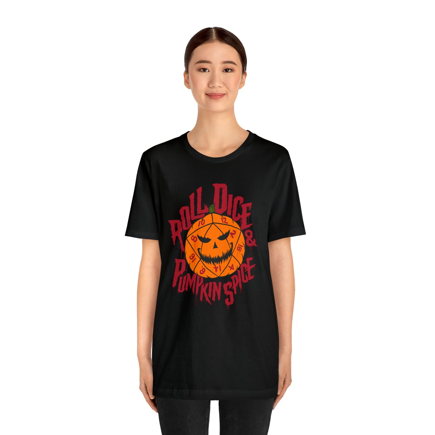 Roll Dice & Pumpkin Spice - Unisex Tshirt