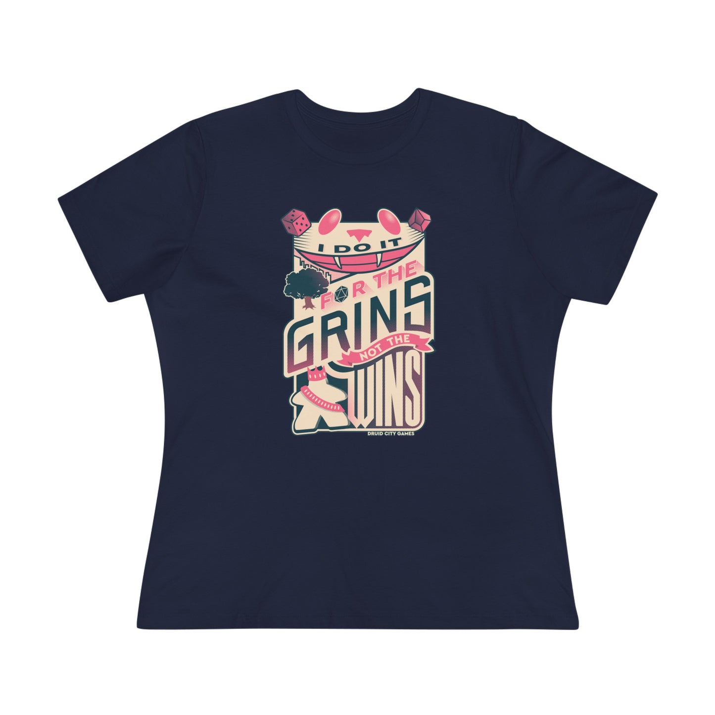 I do it for the Grins not the Wins - Women's Premium Fit