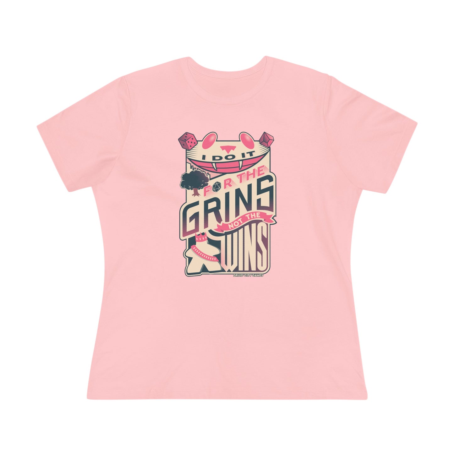 I do it for the Grins not the Wins - Women's Premium Fit