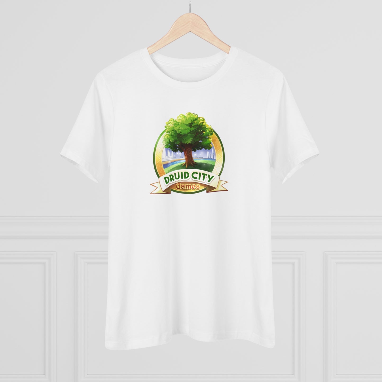 Women's Premium Tee - Bella Relaxed Fit - Druid City Logo