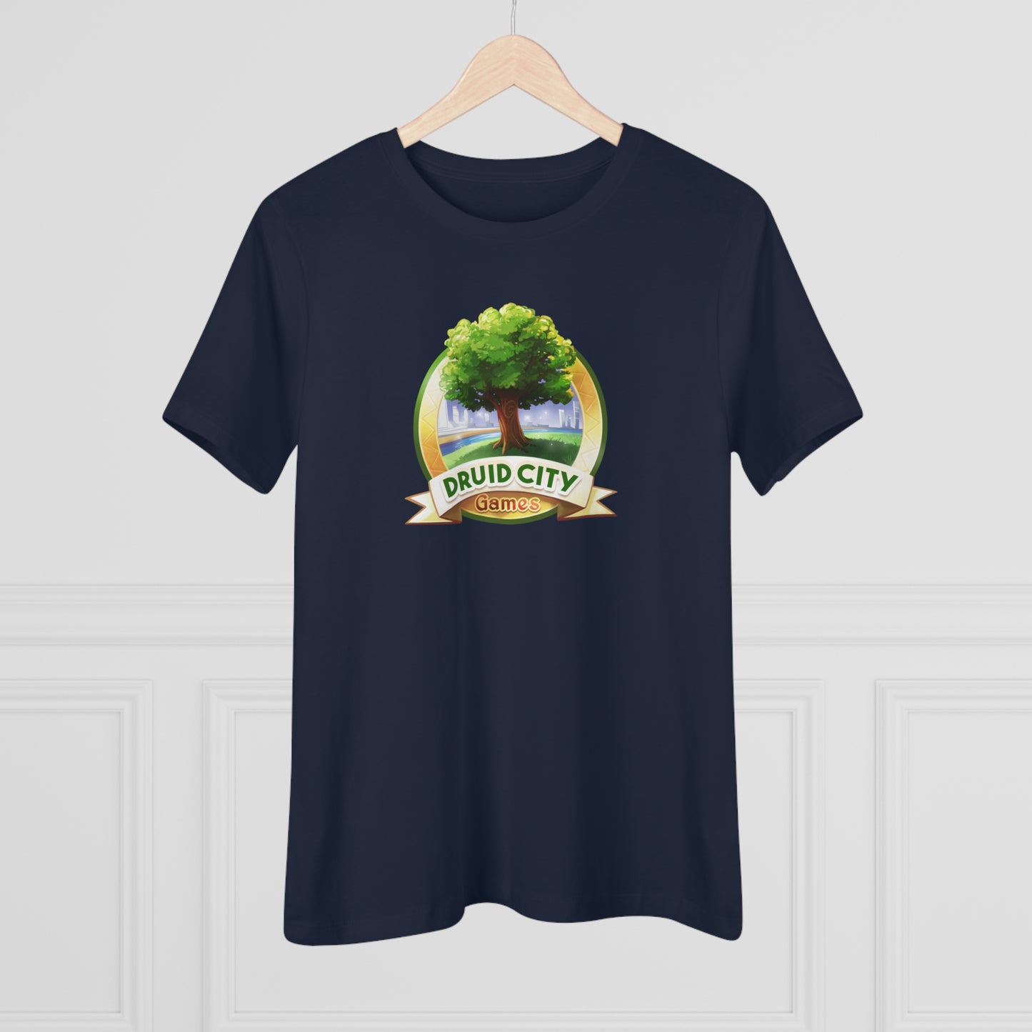 Women's Premium Tee - Bella Relaxed Fit - Druid City Logo