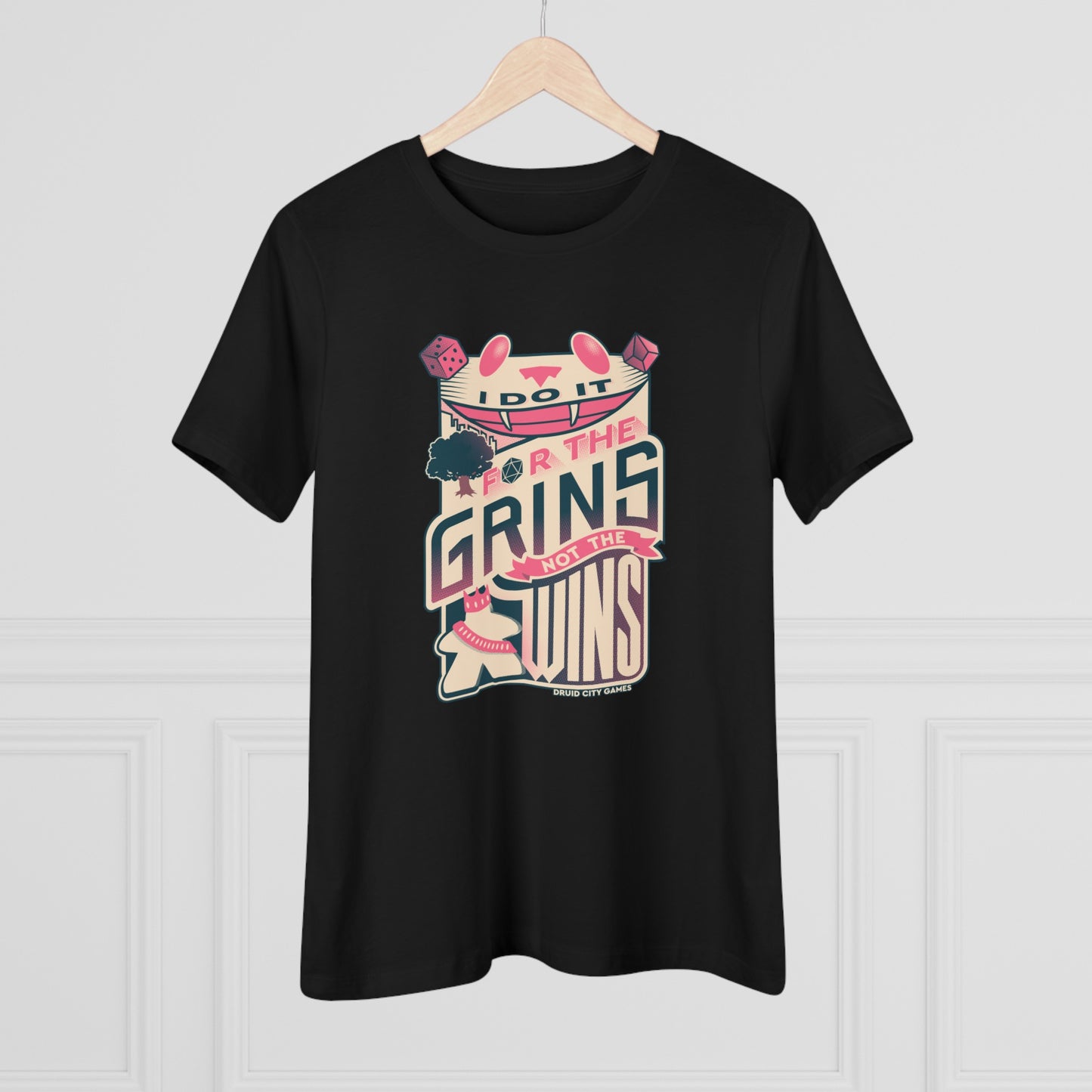 I do it for the Grins not the Wins - Women's Premium Fit