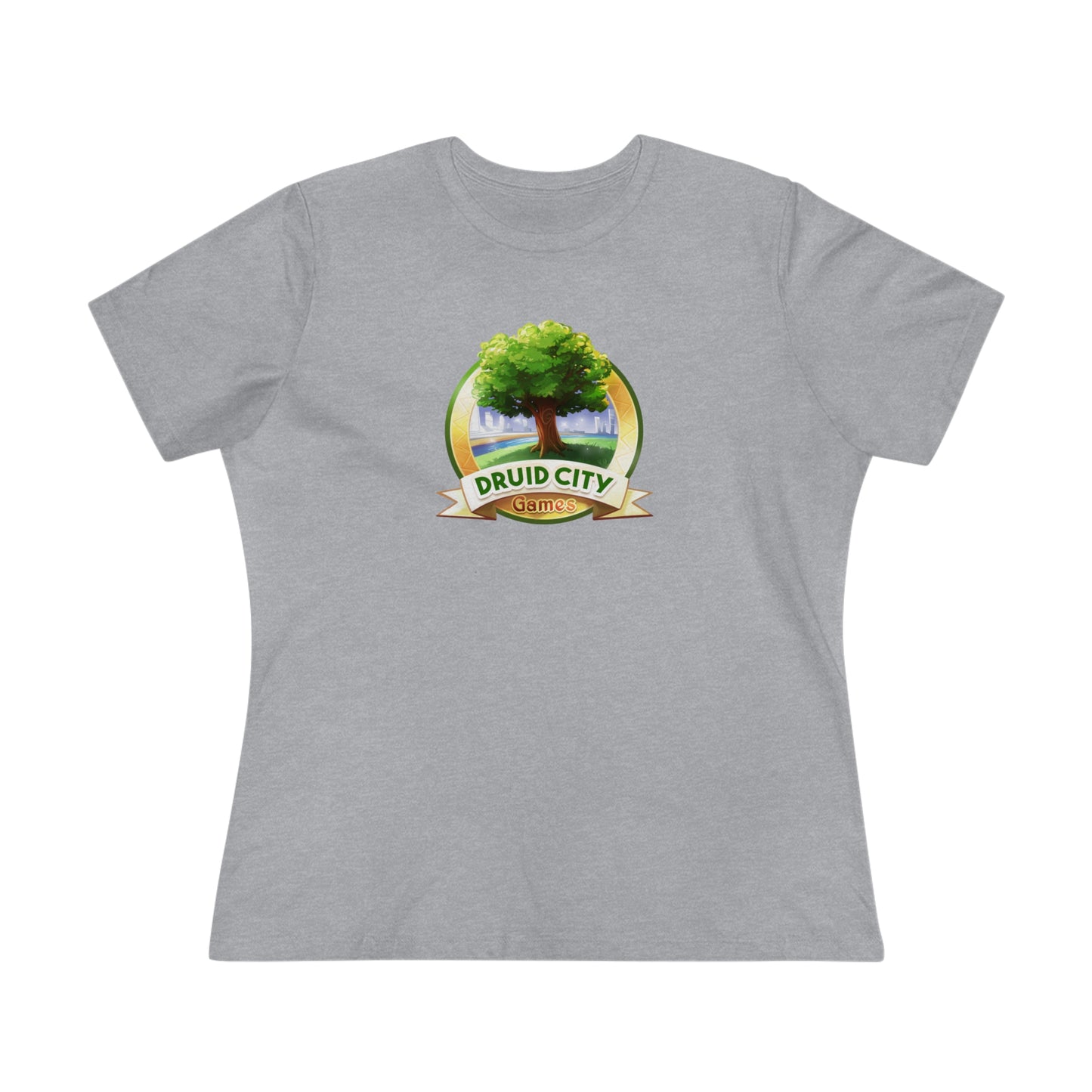 Women's Premium Tee - Bella Relaxed Fit - Druid City Logo