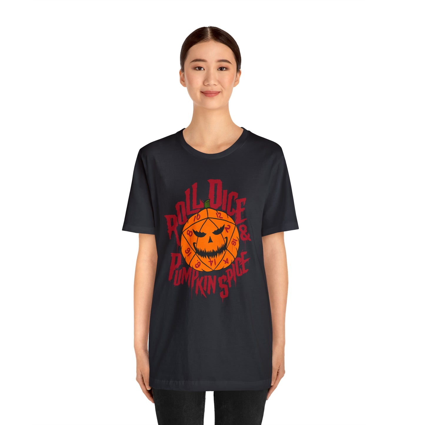 Roll Dice & Pumpkin Spice - Unisex Tshirt