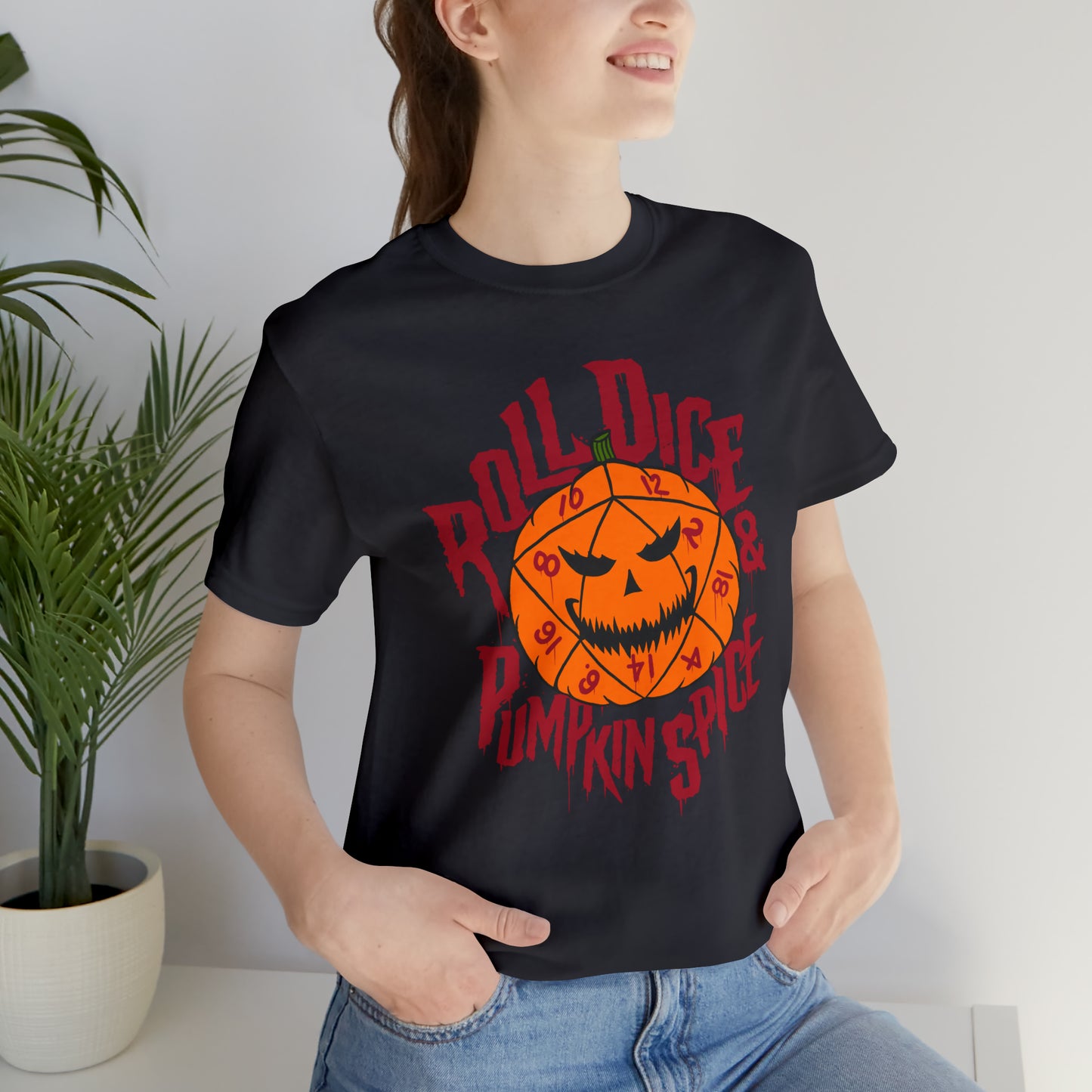 Roll Dice & Pumpkin Spice - Unisex Tshirt