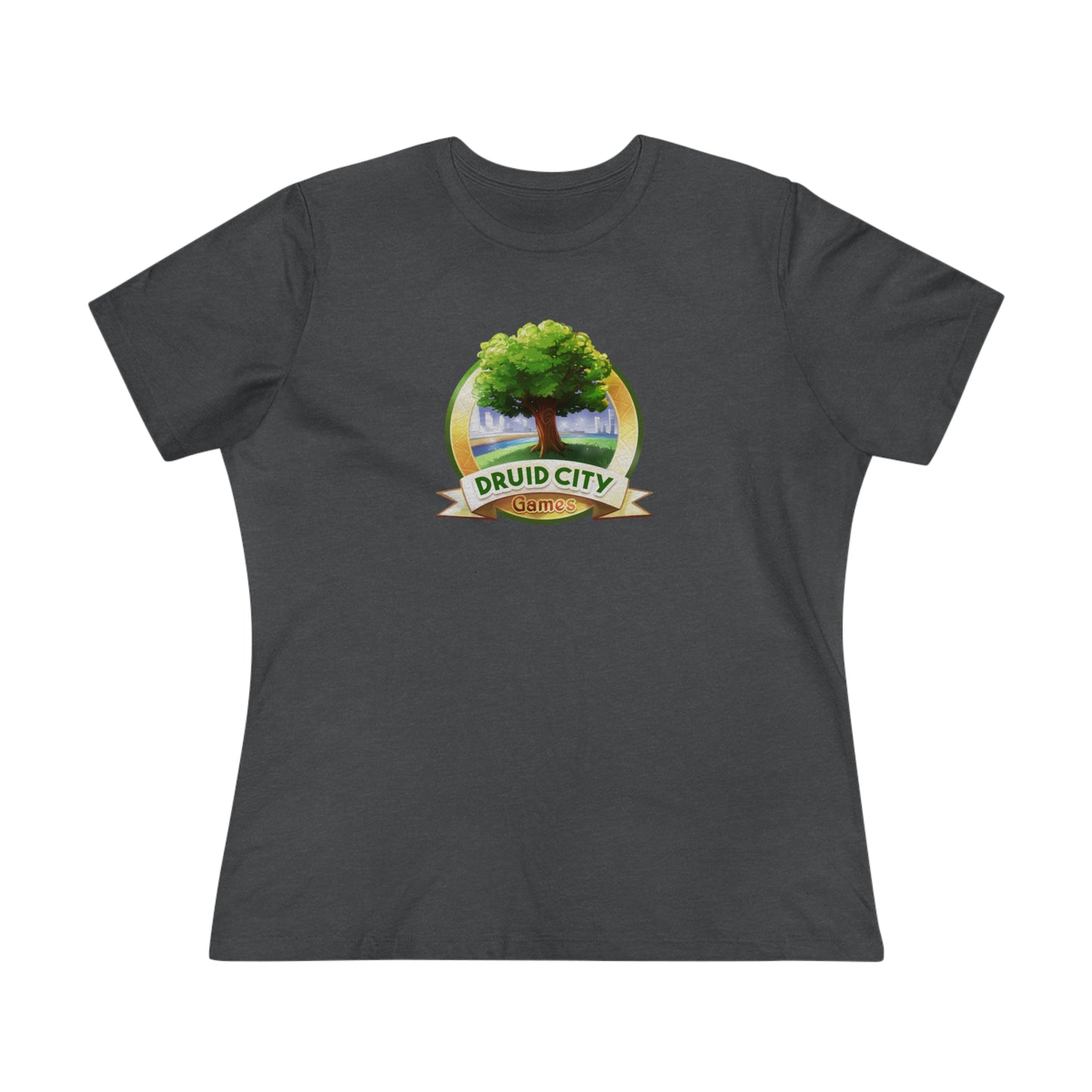 Women's Premium Tee - Bella Relaxed Fit - Druid City Logo