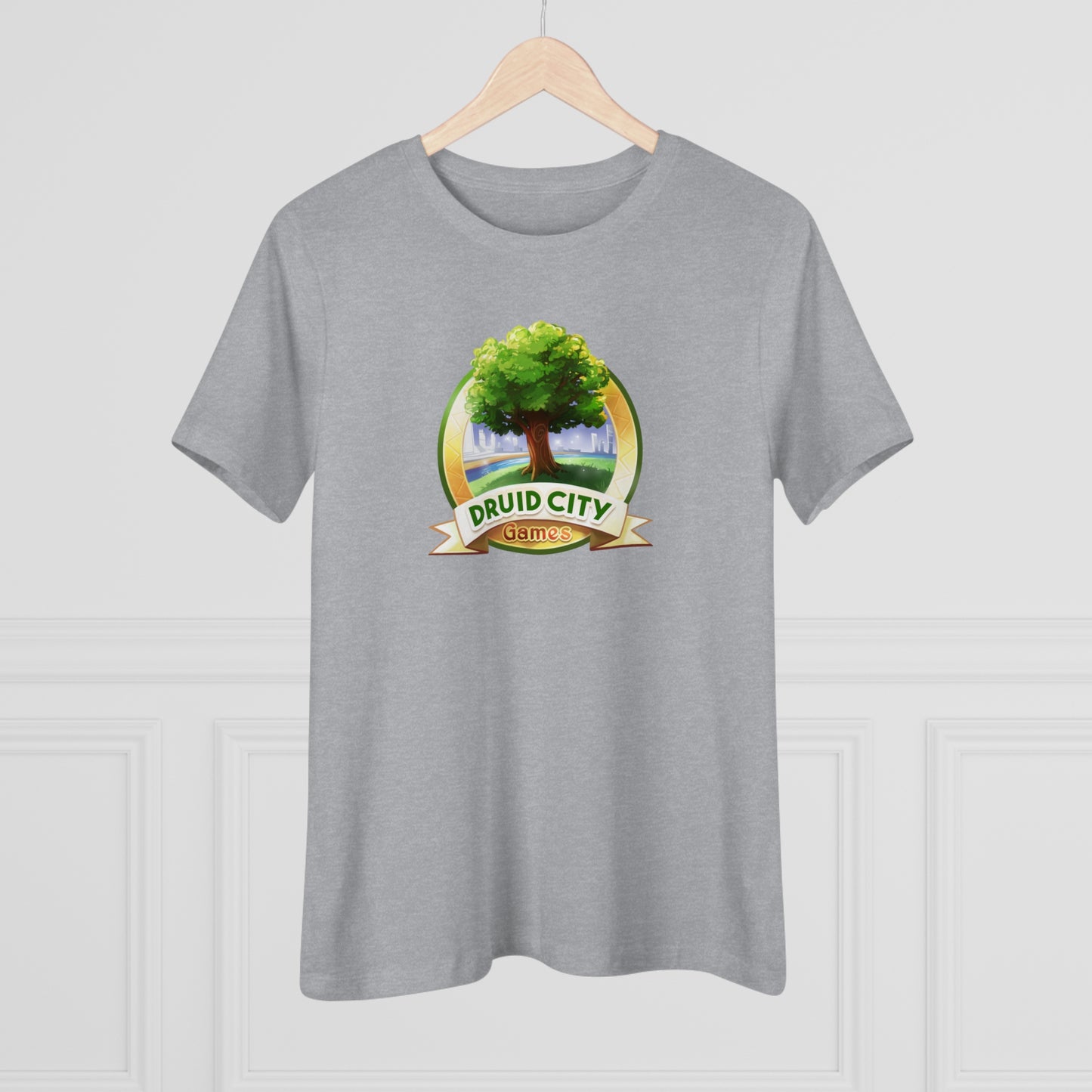 Women's Premium Tee - Bella Relaxed Fit - Druid City Logo
