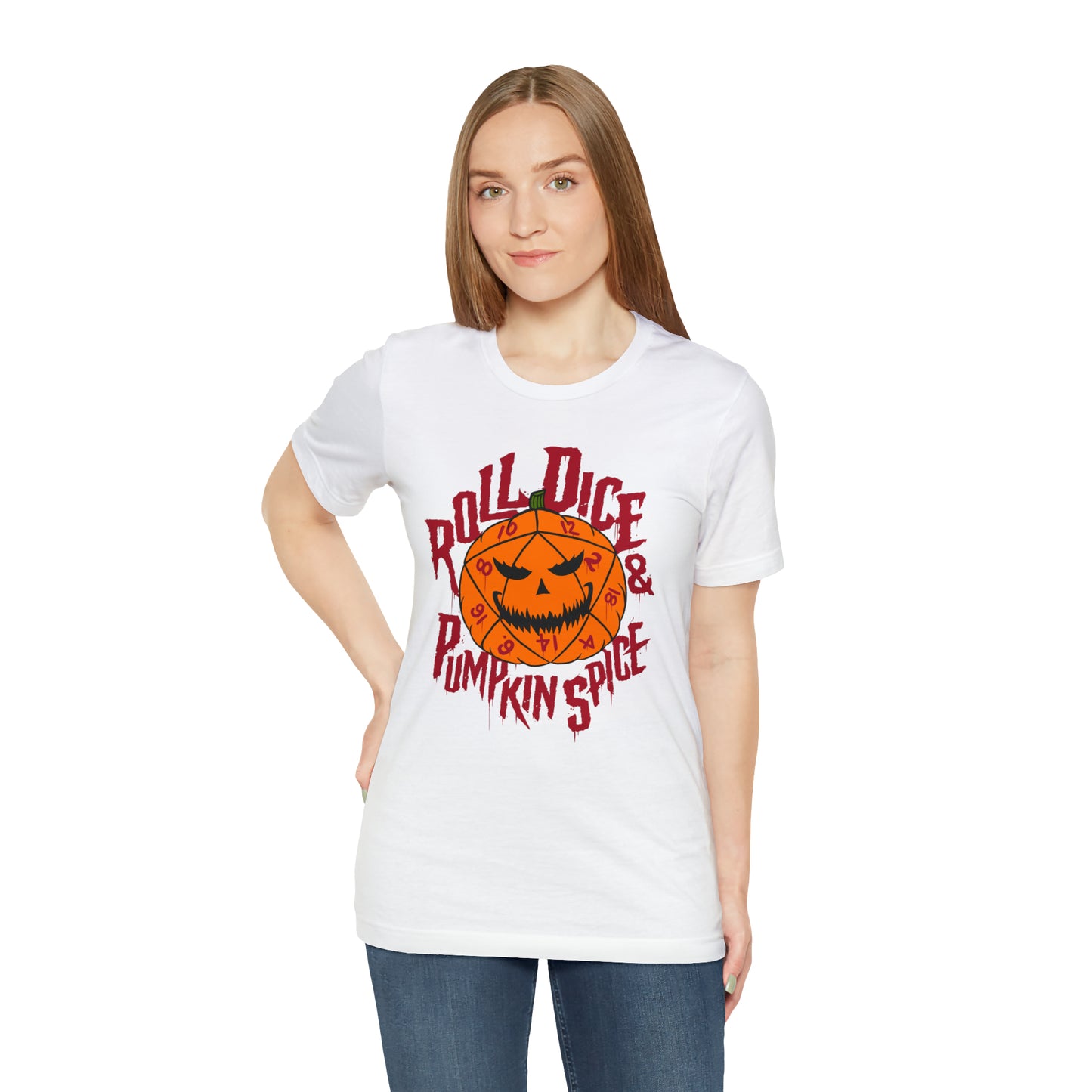 Roll Dice & Pumpkin Spice - Unisex Tshirt