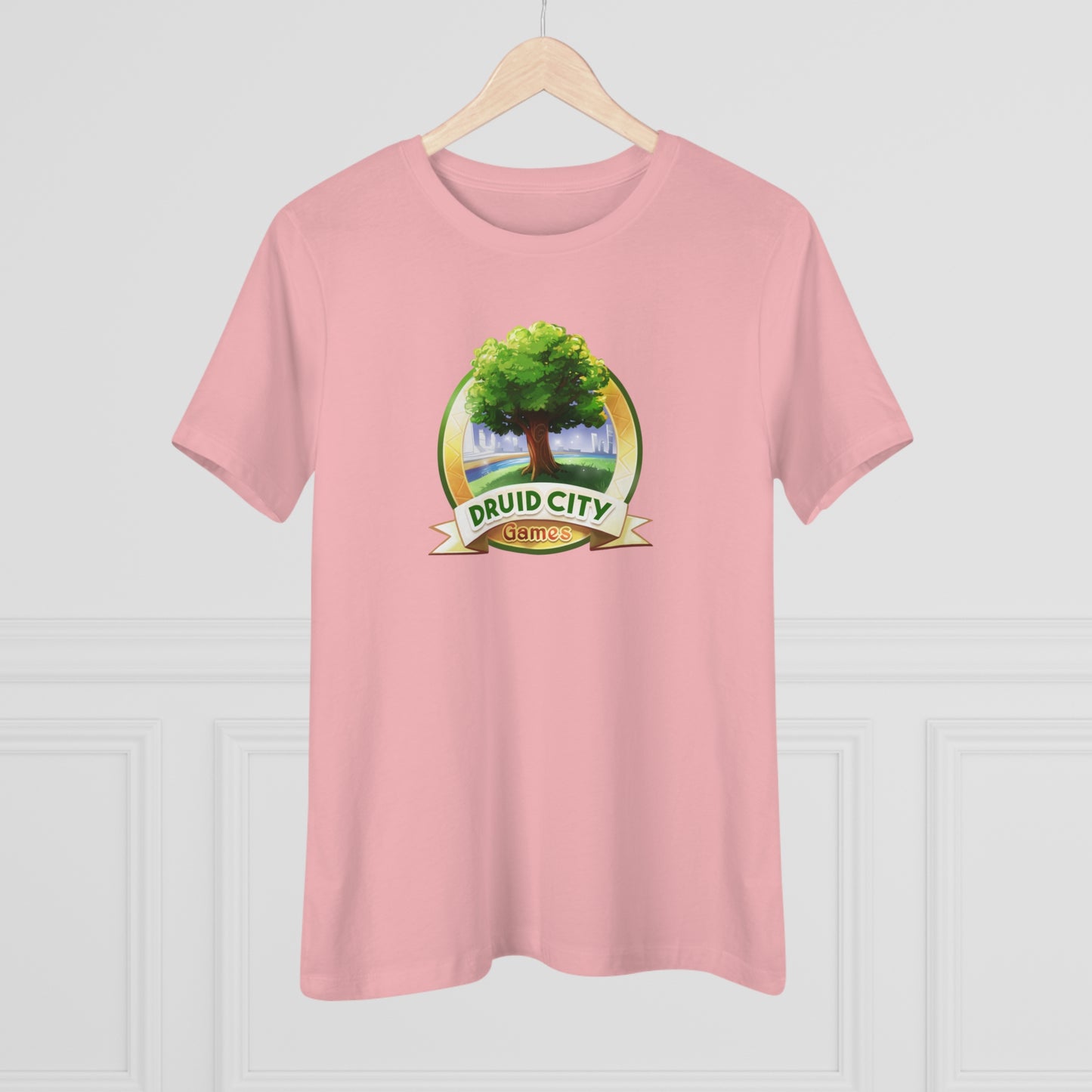 Women's Premium Tee - Bella Relaxed Fit - Druid City Logo