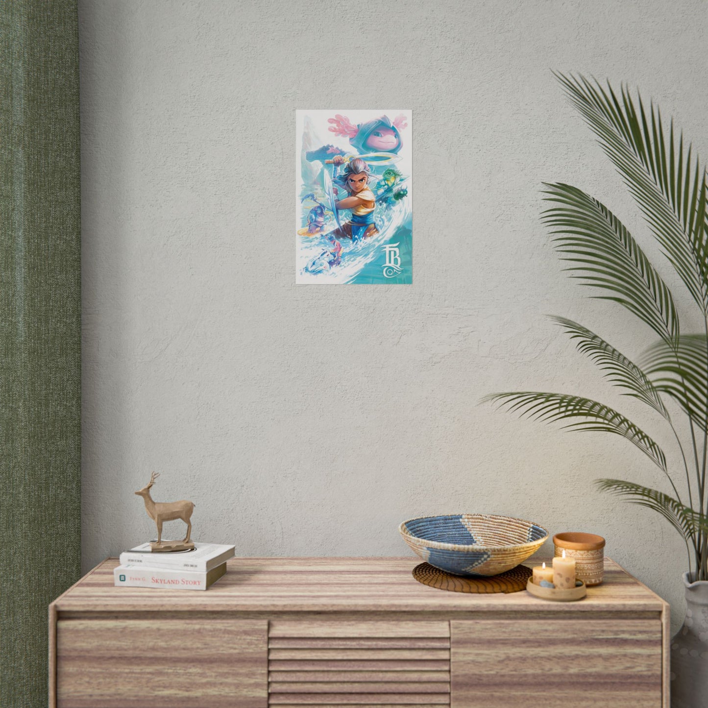 Tidal Blades Art Print - Perfect for your gaming room!