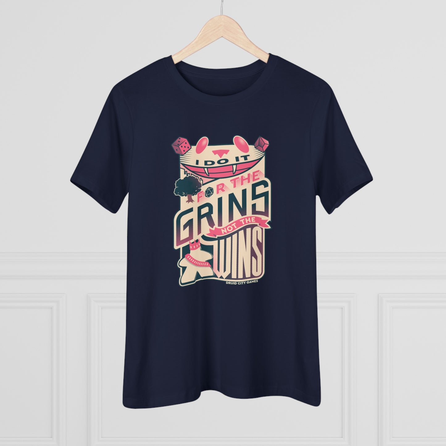 I do it for the Grins not the Wins - Women's Premium Fit