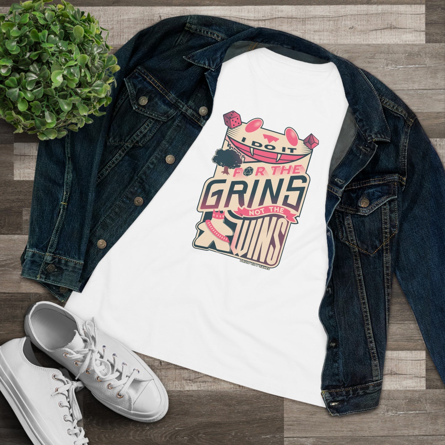 I do it for the Grins not the Wins - Women's Premium Fit