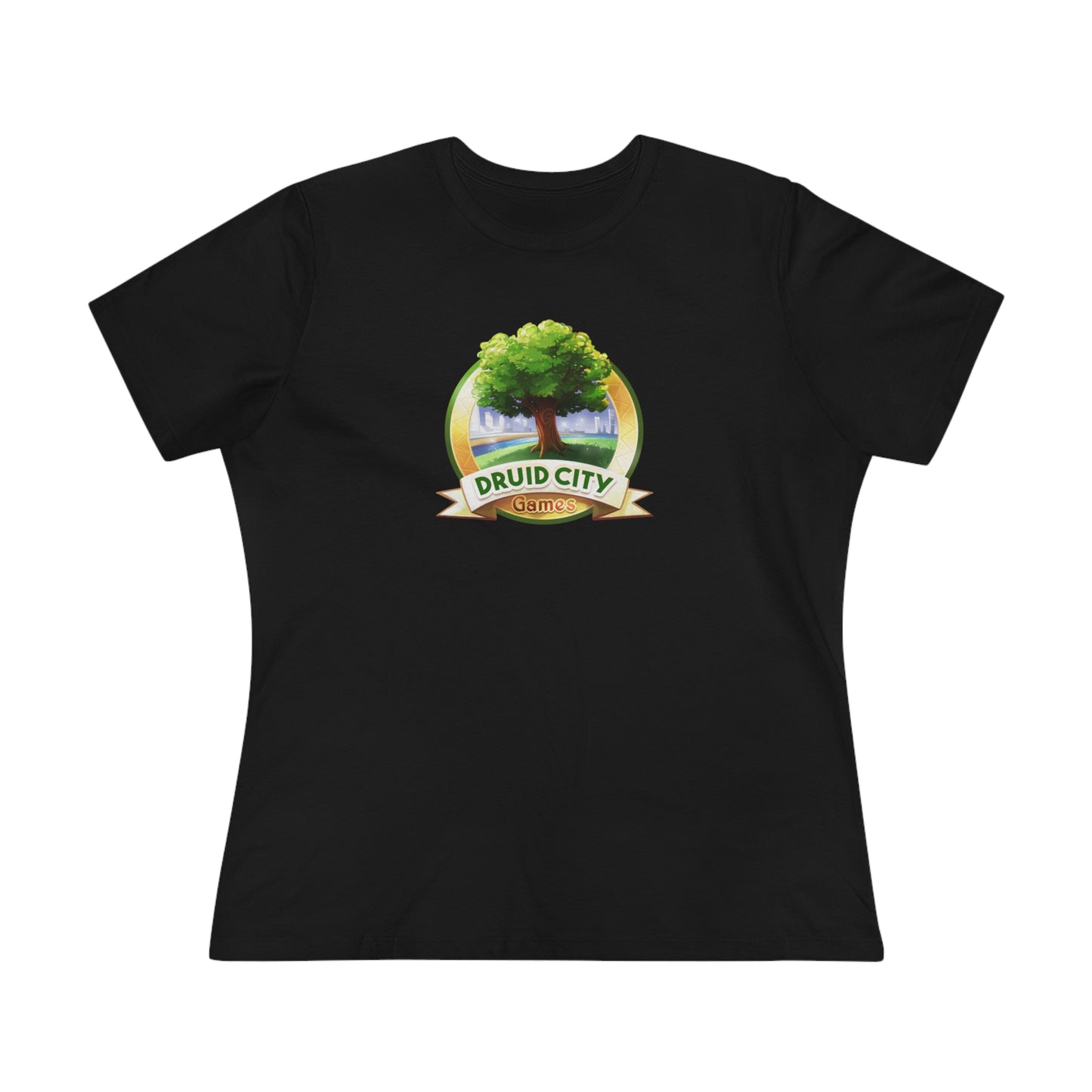Women's Premium Tee - Bella Relaxed Fit - Druid City Logo