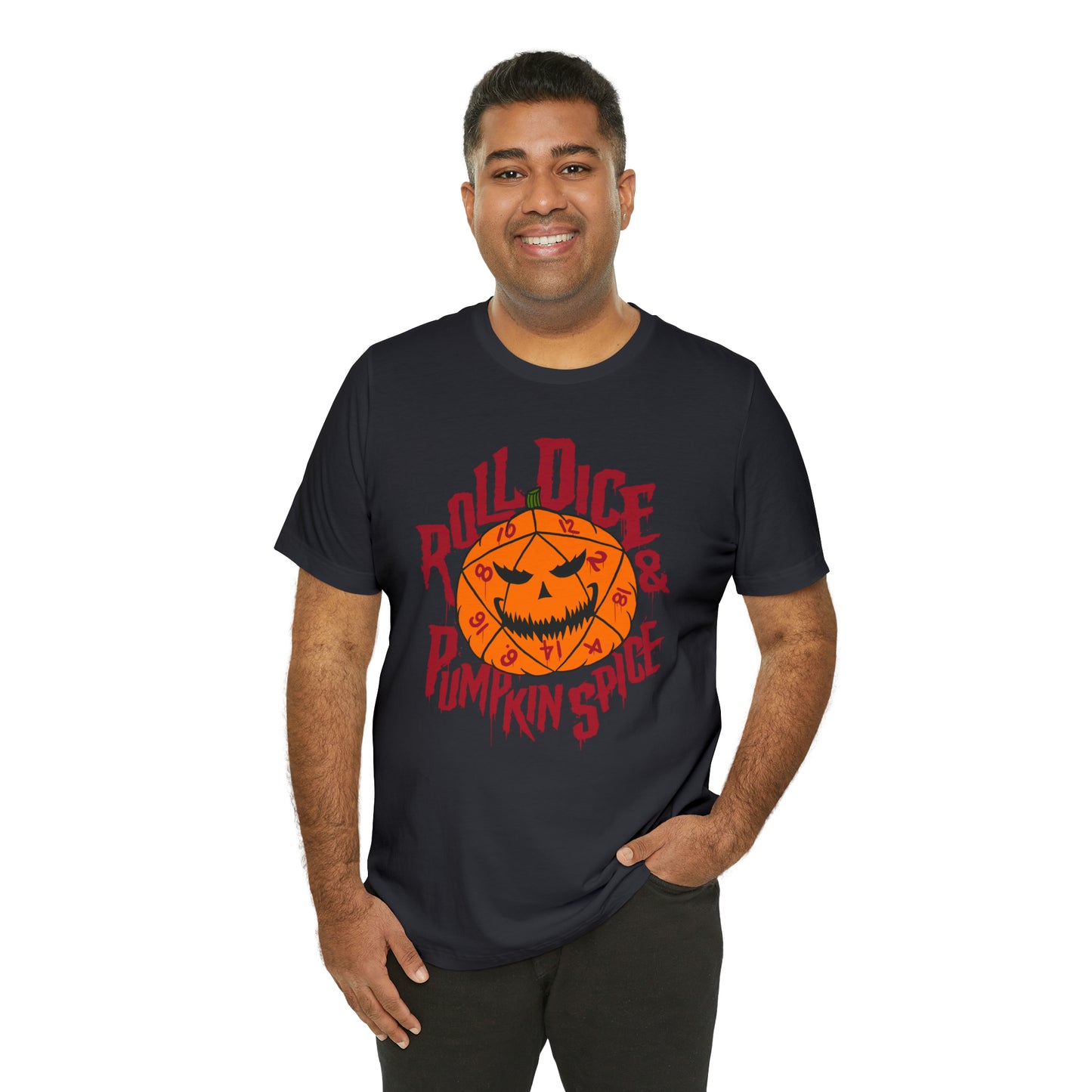 Roll Dice & Pumpkin Spice - Unisex Tshirt