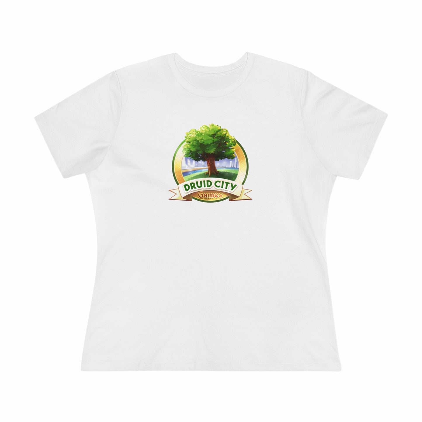 Women's Premium Tee - Bella Relaxed Fit - Druid City Logo