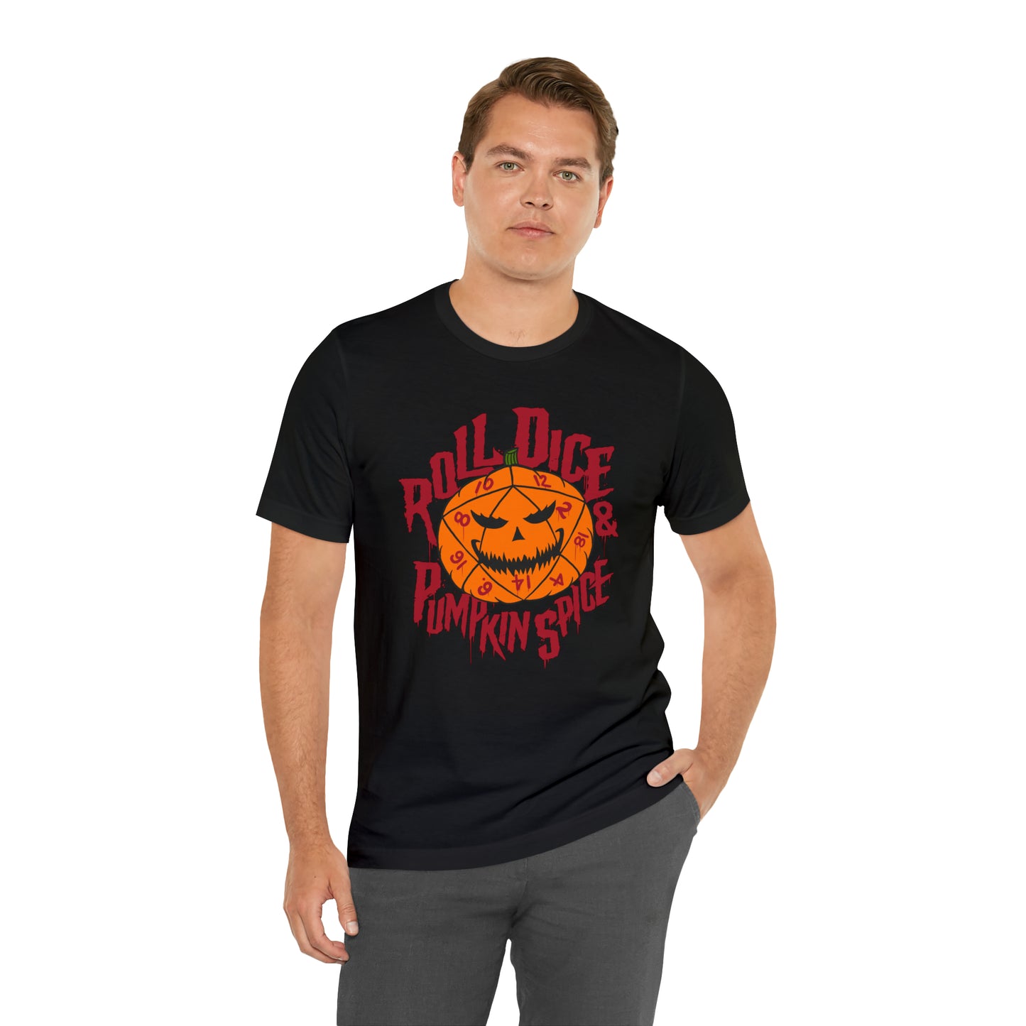 Roll Dice & Pumpkin Spice - Unisex Tshirt