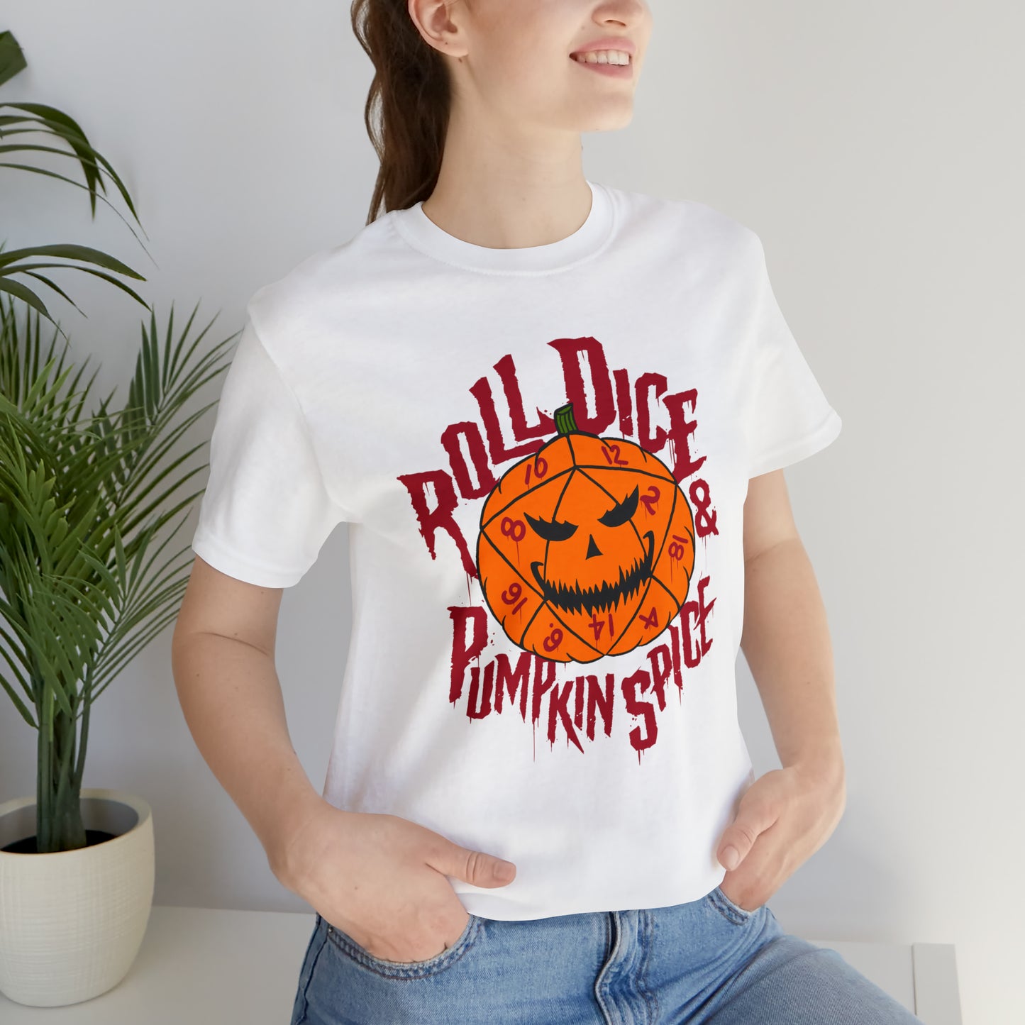 Roll Dice & Pumpkin Spice - Unisex Tshirt