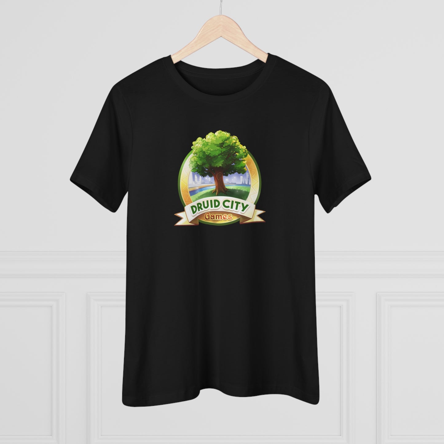 Women's Premium Tee - Bella Relaxed Fit - Druid City Logo