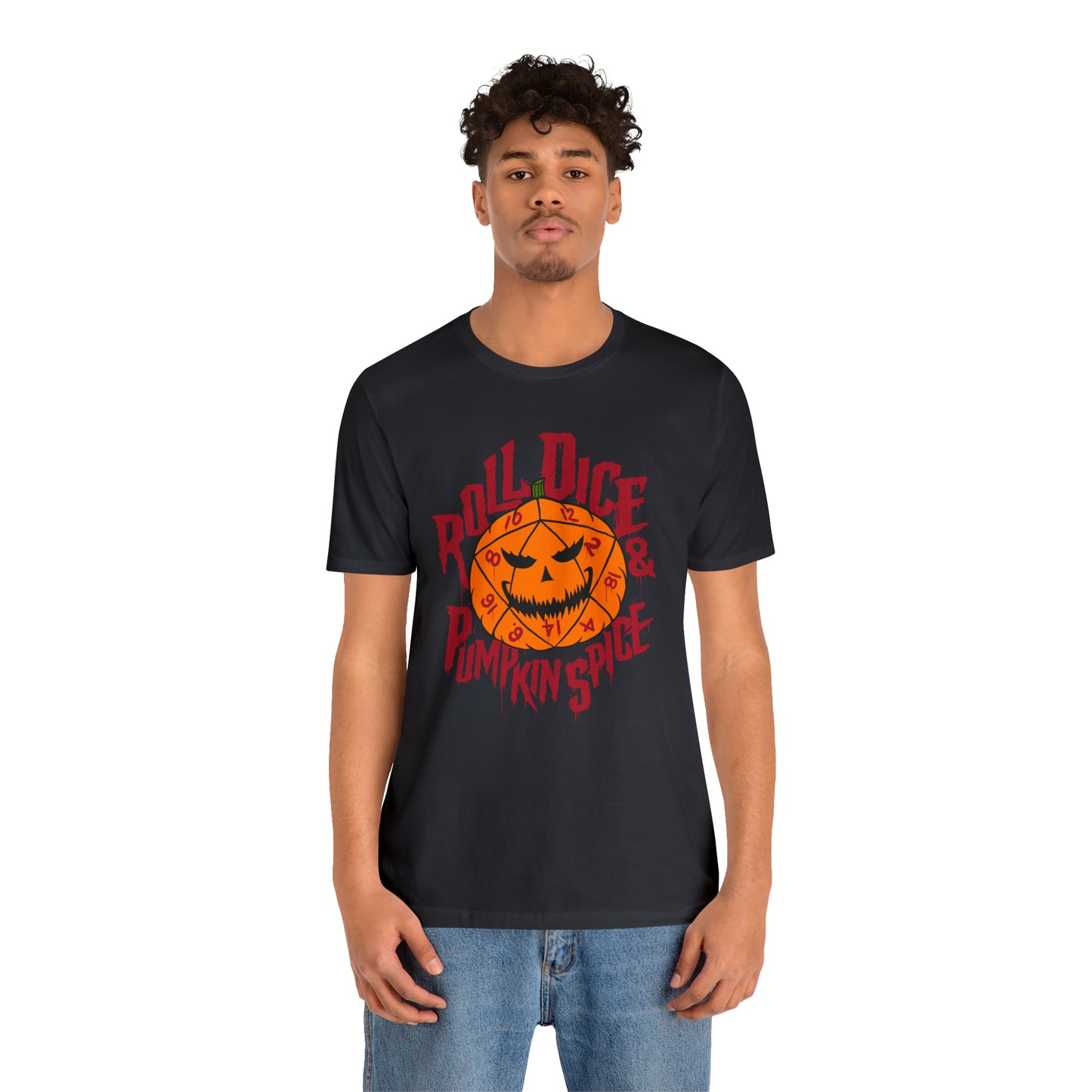 Roll Dice & Pumpkin Spice - Unisex Tshirt