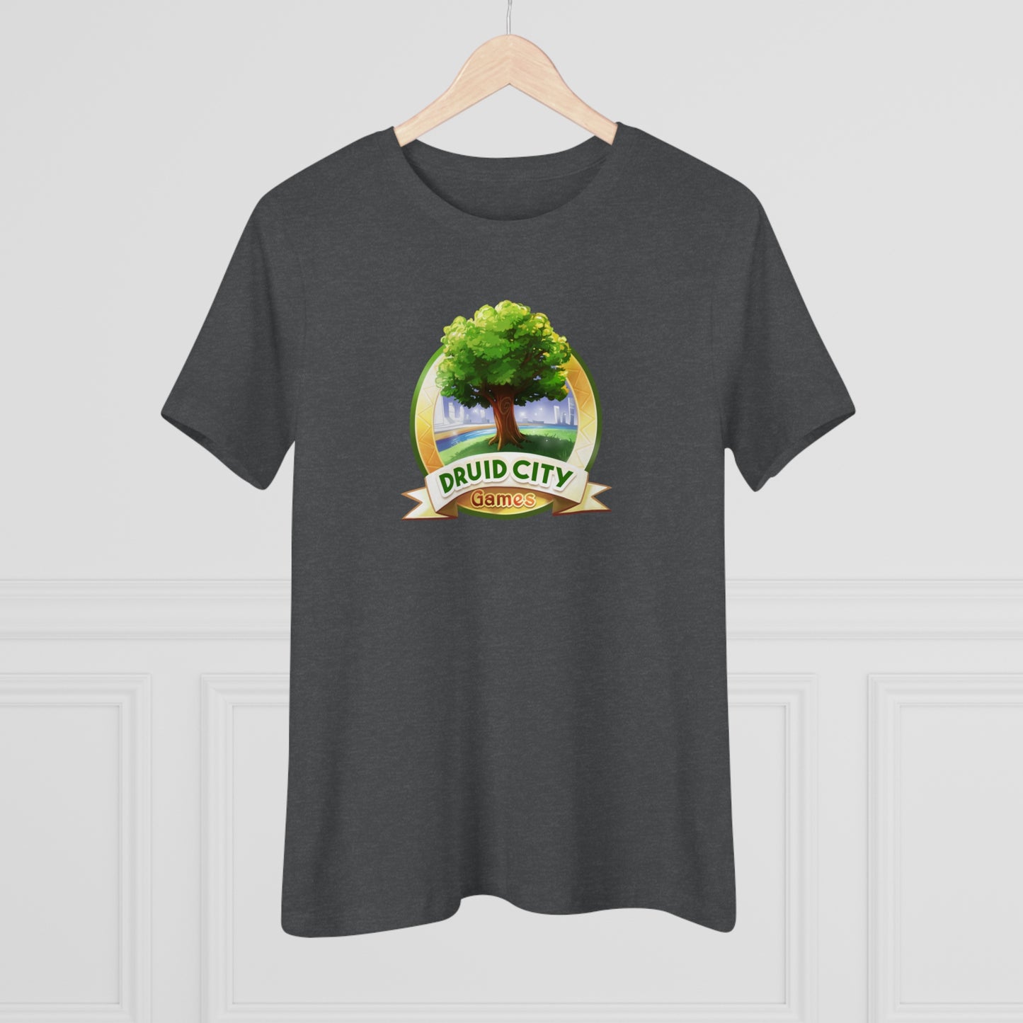 Women's Premium Tee - Bella Relaxed Fit - Druid City Logo