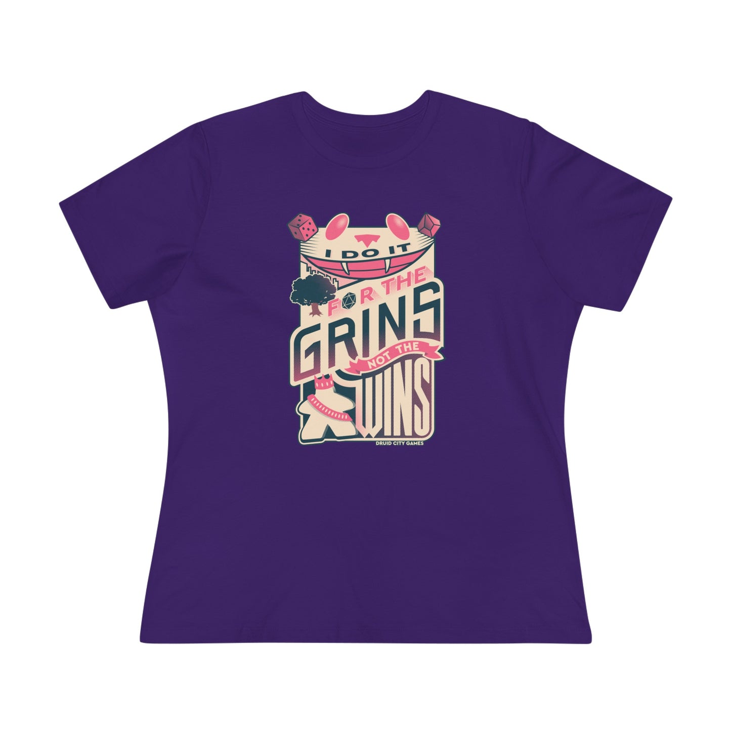 I do it for the Grins not the Wins - Women's Premium Fit