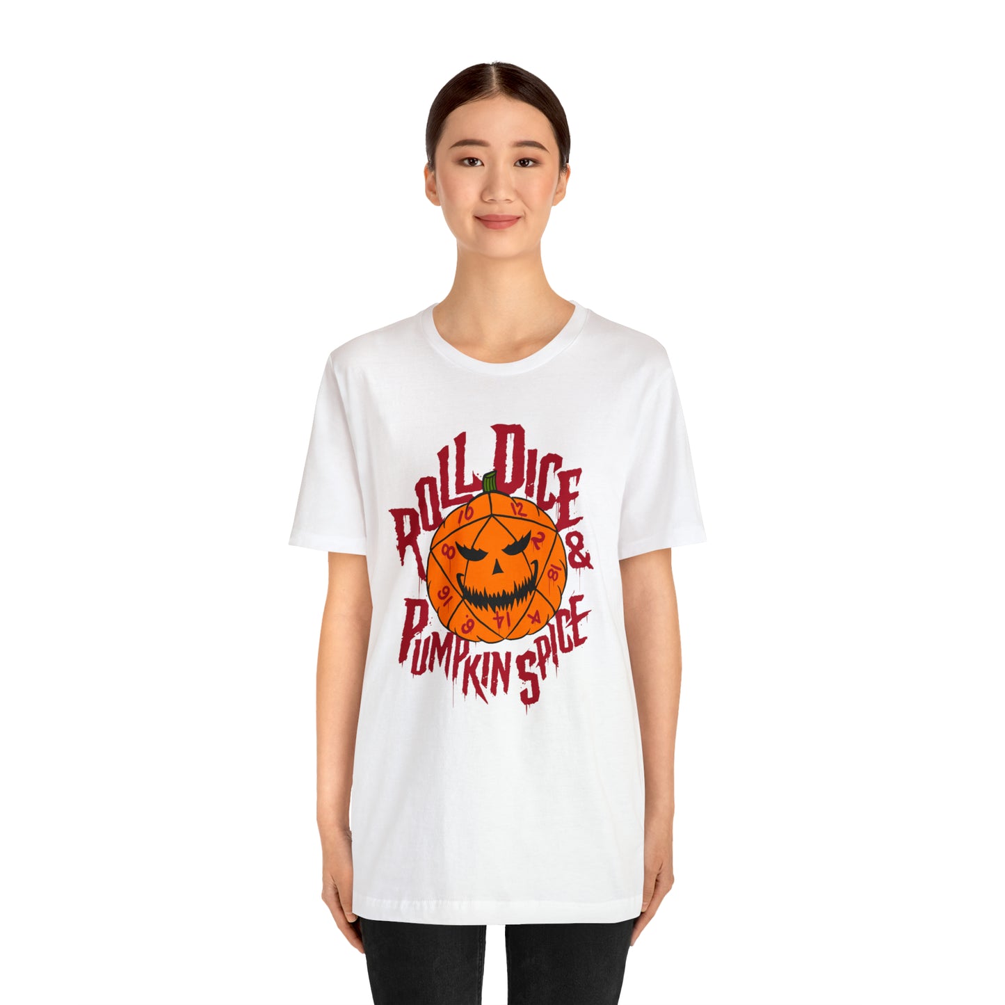 Roll Dice & Pumpkin Spice - Unisex Tshirt