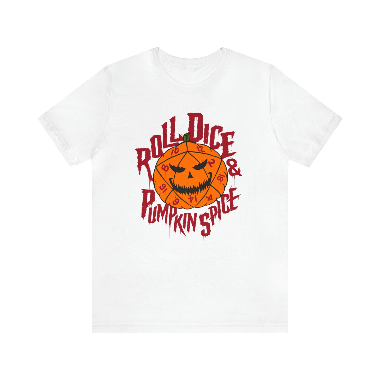 Roll Dice & Pumpkin Spice - Unisex Tshirt