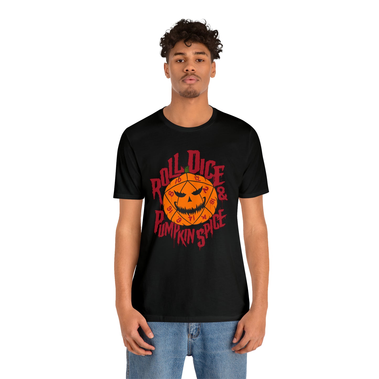 Roll Dice & Pumpkin Spice - Unisex Tshirt