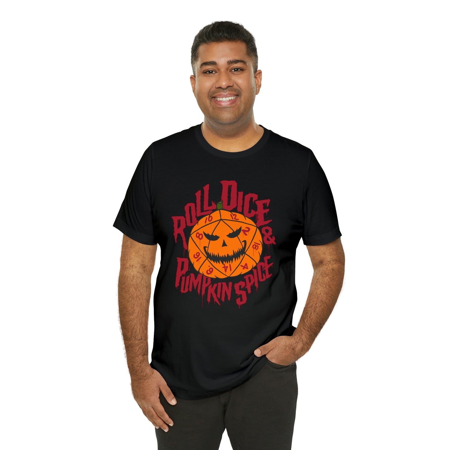 Roll Dice & Pumpkin Spice - Unisex Tshirt