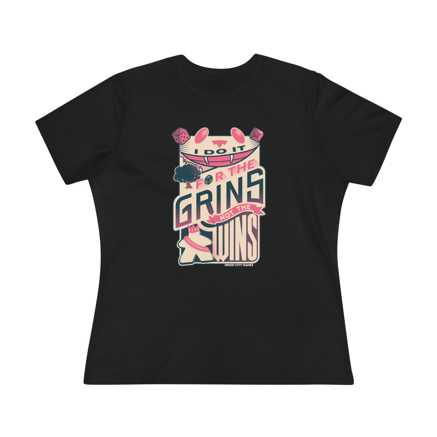I do it for the Grins not the Wins - Women's Premium Fit