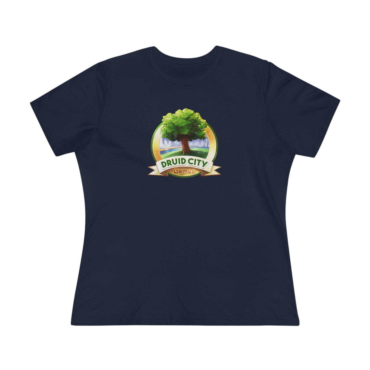 Women's Premium Tee - Bella Relaxed Fit - Druid City Logo