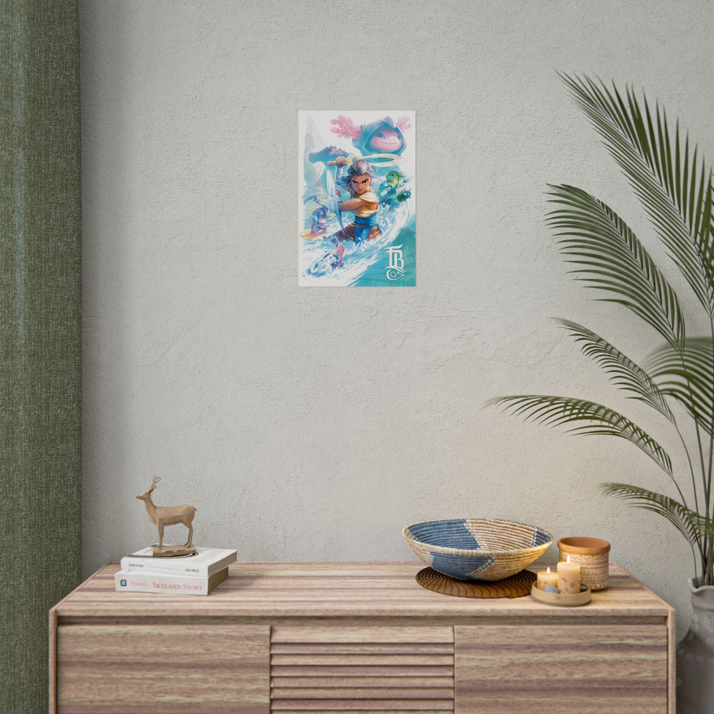 Tidal Blades Art Print - Perfect for your gaming room!