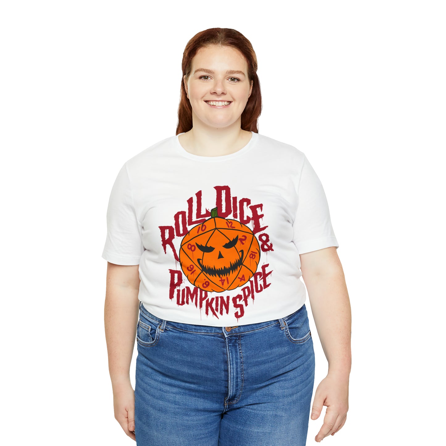 Roll Dice & Pumpkin Spice - Unisex Tshirt
